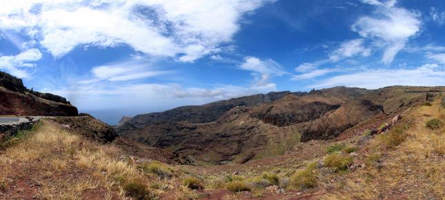 La Gomera Hochland Bild auf Leinwand