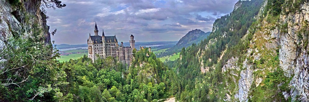 Maerchenschloss Leinwand