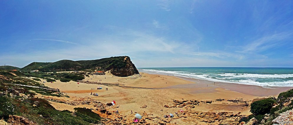 Sandstrand Leinwand