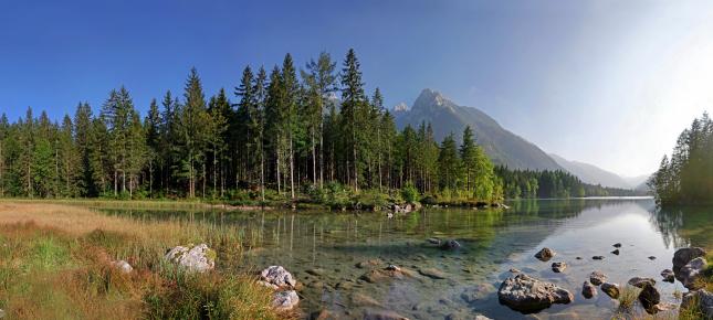 See Idylle Bild auf Leinwand